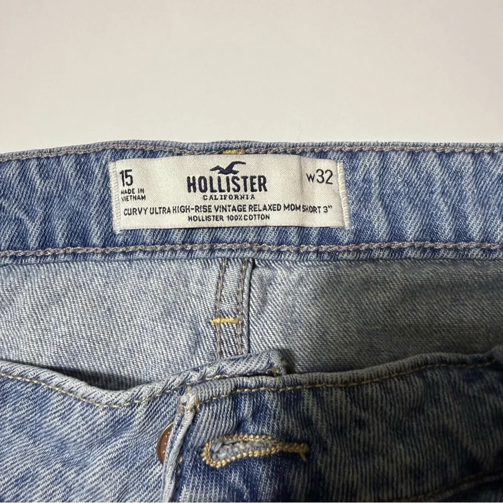 Hollister‎ Curvy Ultra High Rise Vintage Relaxed Mom Shorts size 15